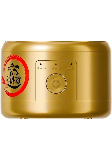 Elmpaly Altın Usb Şarjlı 3 Modlu Mini Taşınabilir Takma Diş Temizleyici Makinesi Protez Diş Kaplama