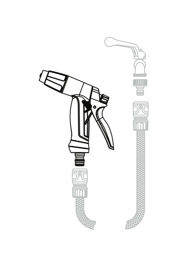 Startul Metsa St6013-02 Bahçe Sulama Tabancası 374195508