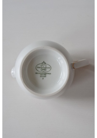 Tirschenreuthe 1838 Vintage Porselen Sütlük/sosluk Çok Renkli