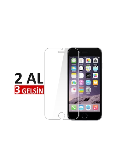 Apple Uyumlu iPhone 6 / 6S Kırılmaz Ekran Koruyucu Temperli Cam