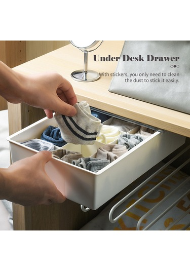 Hangfox 15 Bölmeli Camurlu Çekmeceli Çorap Altıçak Saklama Kutusu - Şeffaf Ps/pp Materyal, İzi Olmayan Yapıştırıcı İle Ev Ofis Depolama Gereci Şeffaf