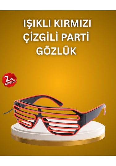 Techmrt Kutlama Ve Etkinliklere Özel Led Işıklı Gözlük