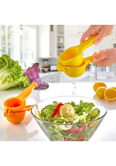 Plastik Pratik Narenciye Limon Portakal Meyve Sıkacağı Büyük Boy Mutfak Aparatı Diğer
