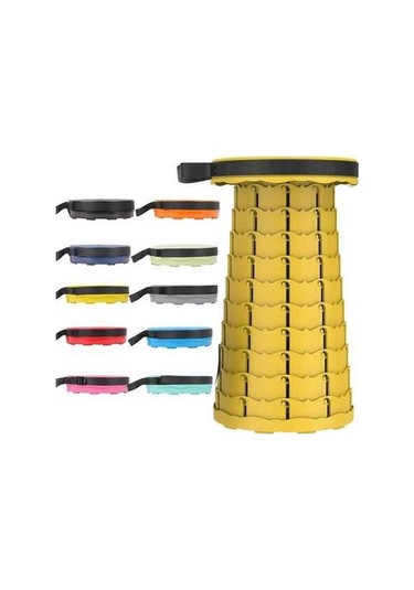 Bloomnest Taşınabilir Katlanır Balıkçı Sandalyesi Yeşil Siyah, Plastik, Polipropilen, Park Ve Kamp İçin Uygun Yeşil - Siyah