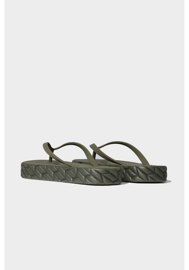 DeFacto Kadın Düz Taban Eva Parmak Arası Terlik D8950AX25SMKH252 Haki