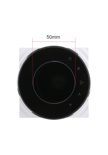 Ruicoo "bac-5000-2 4 Borulu Merkezi Klima Dokunmatik Termostat - Enerji Tasarruflu Fan Kontrol Paneli Şampanya "