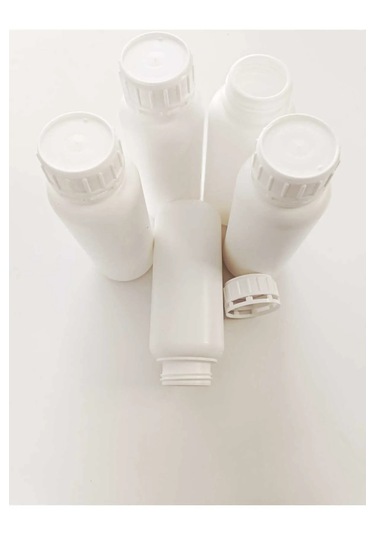 500 Ml Boş Şişe X5 Adet - Kilitli Kapaklı- Kimyasala Uygundur