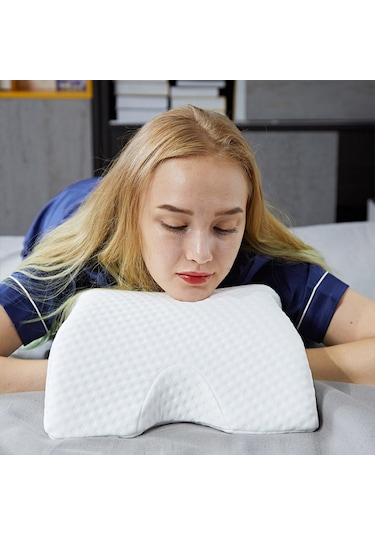 Visco Kavisli Yastık Ortopedik Kol ve Boyun Ağrısı için Birebir