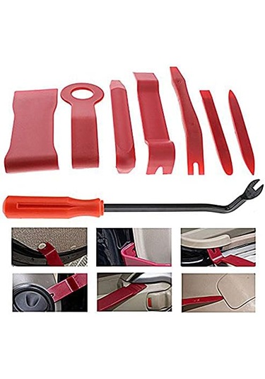 19 Parça Oto Döşeme Radyo, Klips Ve Trim Sökme Seti