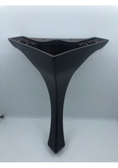 Lükens 28x16x16 Cm Siyah Plastik Puf-sehpa Ayağı 4 Adet
