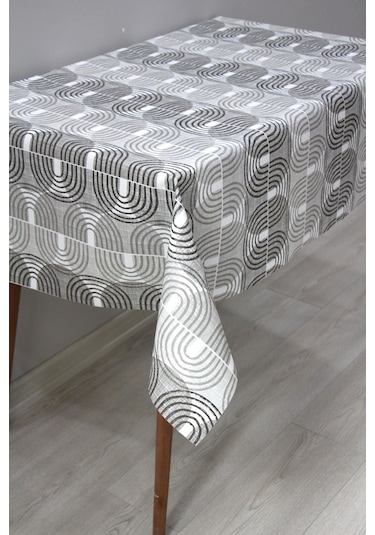 Astarlı Silinebilir Pvc Muşamba Masa Örtüsü 206-a-gri