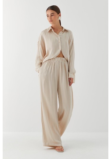 Dökümlü Oversize Takım Taş Taş