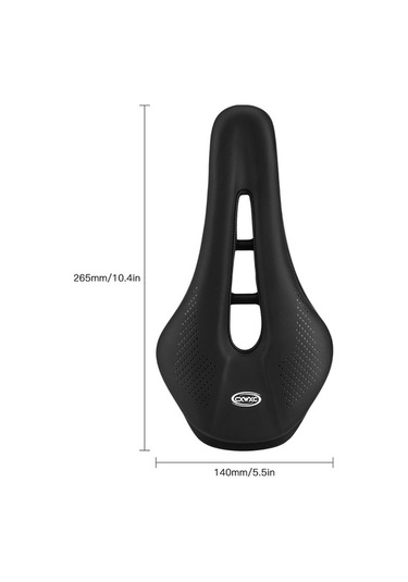 Artfulabode Yumuşak, Yastıklı Tasarım, Su Siyah Sele Nefes Koltuğu Geçirmez Evrensel Boş Bisiklet Alabilir Td Siyah