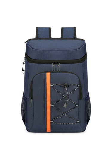 Hombey Açık Hava Çantası Yalıtımlı Soğutucu Sırt Çantası Alüminyum Folyo Termal Sırt Çantası Piknik Soğut Mavi