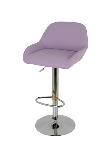 Bürocci Texas Bar Taburesi - Lila Deri - 9506S0114 Çok Renkli