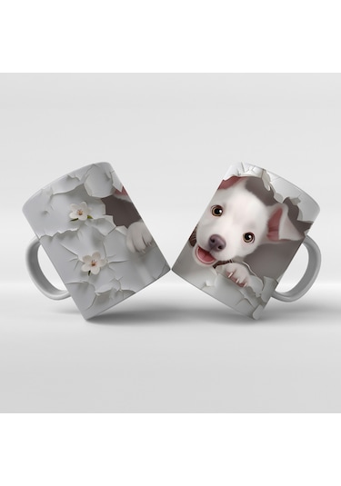 Baskılı Kupa Bardak Sevimli Köpekler - 5