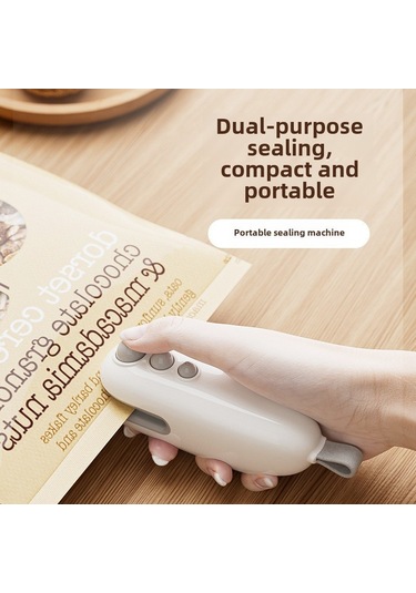 Kosona Mini Isıtmalı Paket Kapama Makinesi - Şarj Edilebilir, Taşınabilir, Gıda Muhafaza Ve Tazelik Sağlama Mavi