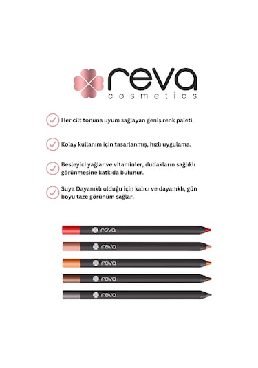 Reva Dudak Kalemi & Lipliner Desert Sand Rv633