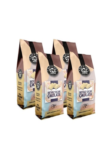 Oze Beyaz Sıcak Çikolata Tozu 4 x 250 G