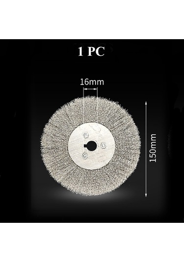 Reedark Paslanmaz Çelik Tel Tekerlek - 150mm Çapında Profesyonel Zımpara Ve Cila Aparatı