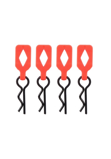 Kosona 1/10 Rc Araçlar İçin 4 Adet Turuncu Gövde Sabitleme Pimi, Traxxas, Hsp, Redcat Uyumlu