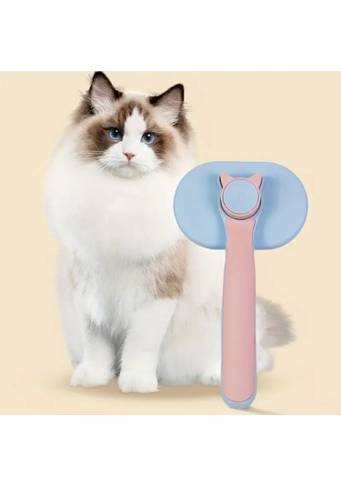 River World Köpekler İçin Tüy Fırçası Kendi Kendini Temizleyen