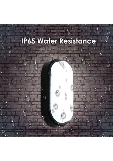 Tongxida Ip65 Suya Dayanıklı 20w Led Duvar Lambası - Beyaz, Dış/iç Kullanım, Kolay Kurulum, Enerji Tasarrufu Diğer