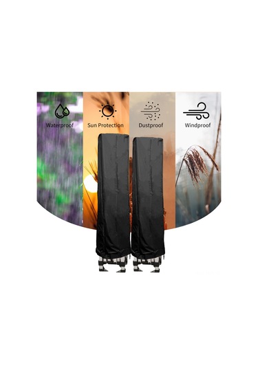 Hfambition 30x38x153 Cm Siyah Oxford Kumaş, Su Geçirmez, Uv Koruyucu, Çadır Koruyucu Kılıfı Çok Renkli