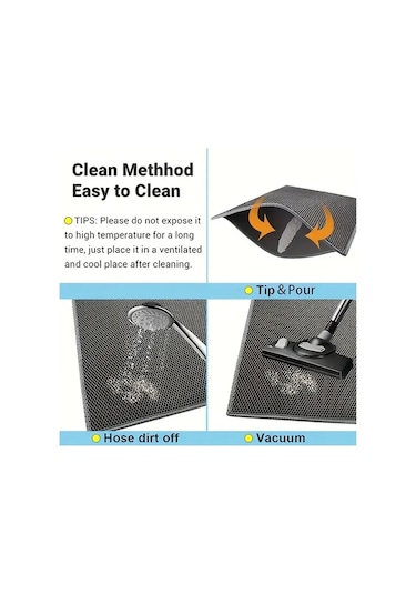 Honeybeeshop Pembe Renk Xxl 2945 Cm Anti Kaygan Kedi Kumu Mati Su Gecirmez Buyuk Boy Cift Katman Eva Kedi Altligi Kolay Temizlenir 6 Renk