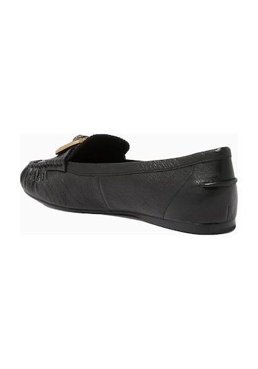 Kurt Geiger Pimlico %100 Deri Lüks Tasarım Mokasen Babet Siyah