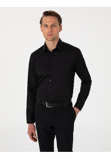 Pierre Cardin Erkek Siyah Gömlek Basic 50302972-vr046 Siyah