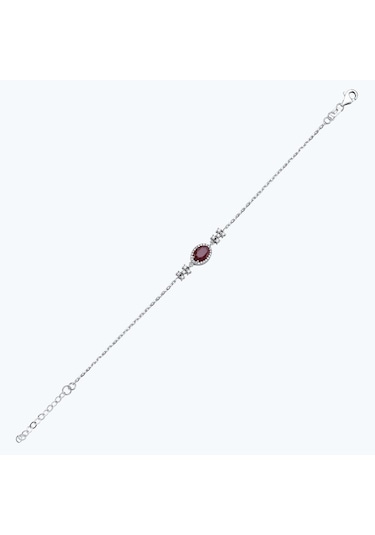 Altınbaş Pırlanta Yakut Oval Bileklik Erm1019y-14k