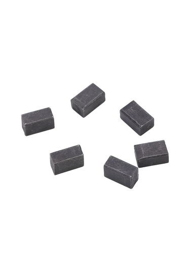 Hfambition Elektro Gitar Tremo Köprü Tamiri İçin Dayanıklı Metal Basma Blokları - 6 Adet Set