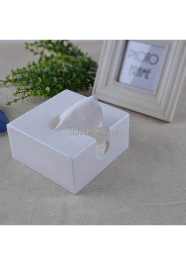 Modern Akrilik Banyo Yüz Doku Dağıtıcı Kutusu Kapağı / Dekoratif Peçete Tutucu Kutusu Noel Kutu