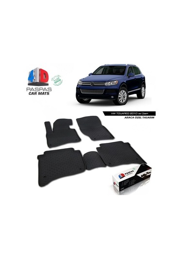 Refref Vw Touareg 4d Havuzlu Paspas Kauçuk 2010+ 4ds-82716