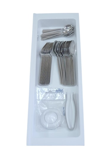 Mutfak Çekmece Içi Kaşıklık Tek Bölmeli 16cm x 48cm Beyaz