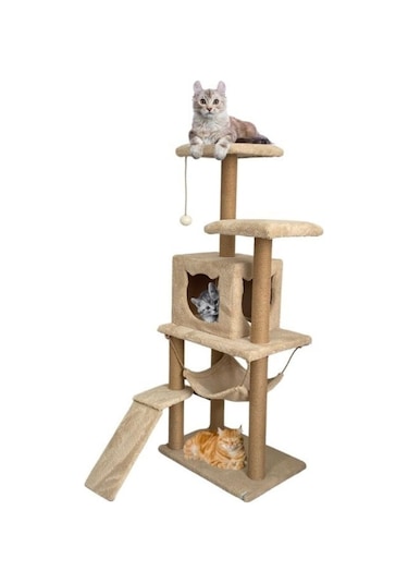 Nursoft Kedi Tırmalama Platformlu 135 CM