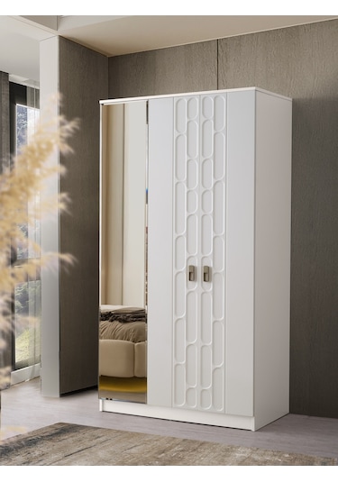 Sidney Mdf 3 Kapılı Dolap Aytaşı