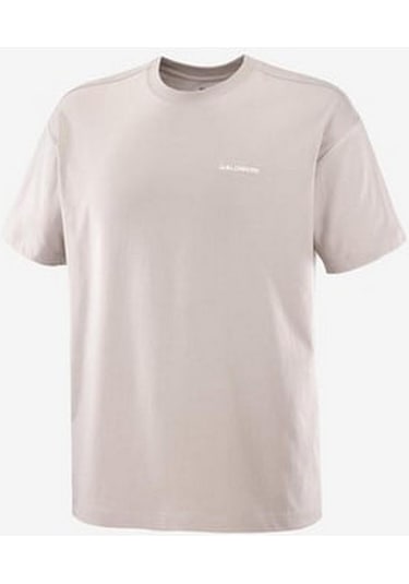 Salomon Logo Rx Tee M Etherea// Erk T-shırt Lc2527600 Gri