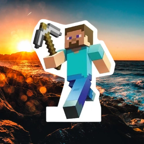 Ayaklı Pano Minecraft 33x27 Diğer