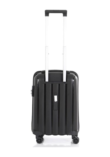 Mçs Bavul Orta Ve Kabin 2li Set Kırılmaz Silikon Valiz V305 Siyah