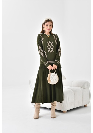 Ftz Women Kadın Etekli Takım Haki 20559-haki Haki