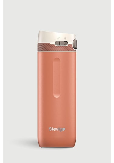 Stevig 4 Action Trigger-control Çelik Termos 500 Ml Coral Rose St-231 Gülkurusu