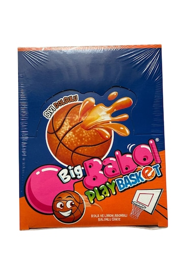 Big Babol Play Basket Kola & Limon Aromalı Balonlu Sakız 28 20g
