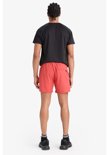 DeFactoFit Baskılı Esnek Dokulu Kısa Boy Sporcu Deniz Şortu C5138AX25HSBR91