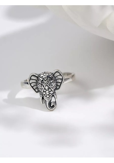 Lucente Fil Yüzük 925 Ayar Gümüş 226326423 Gri