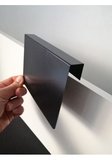 10 Adet Silinebilir Karatahta Siyah Etiket 14 x 10 CM Ahşap Raflara