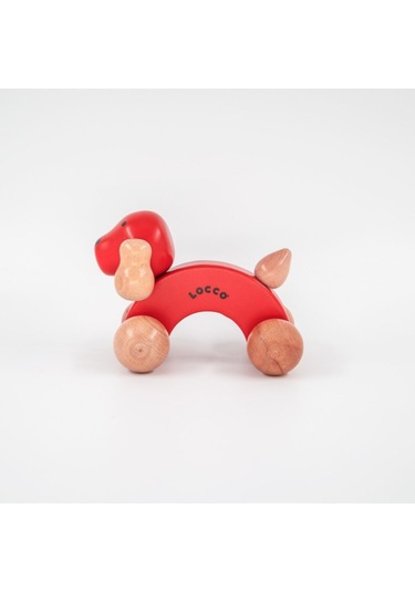 Ahşap Köpek Kırmızı
