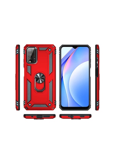 Xiaomi Poco M3 Kılıf Zore Vega Kapak Siyah
