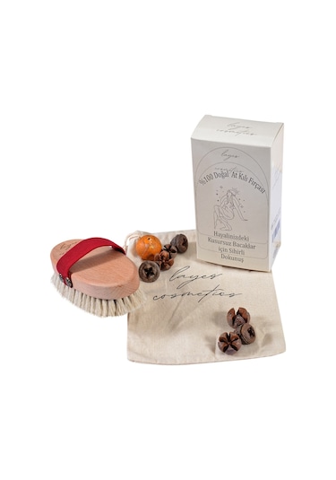 Layes Cosmetics Doğal At Kılı Fırçası